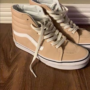 Blush Pink Hightop Vans